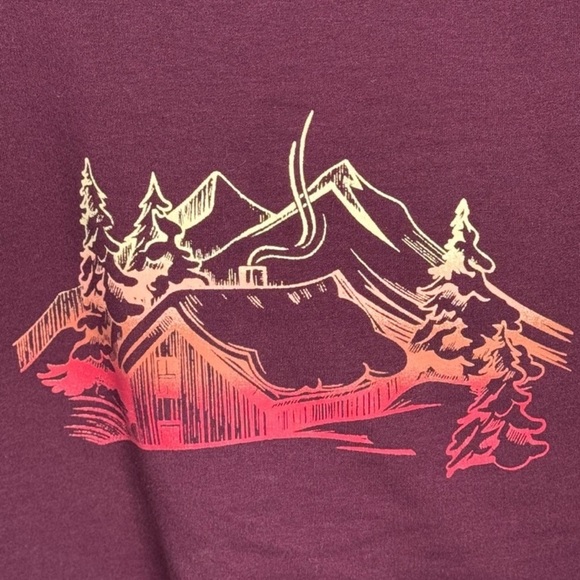 Deep Purple / Plum and White Track Joggers and Crewneck Set - Picture 4 of 7